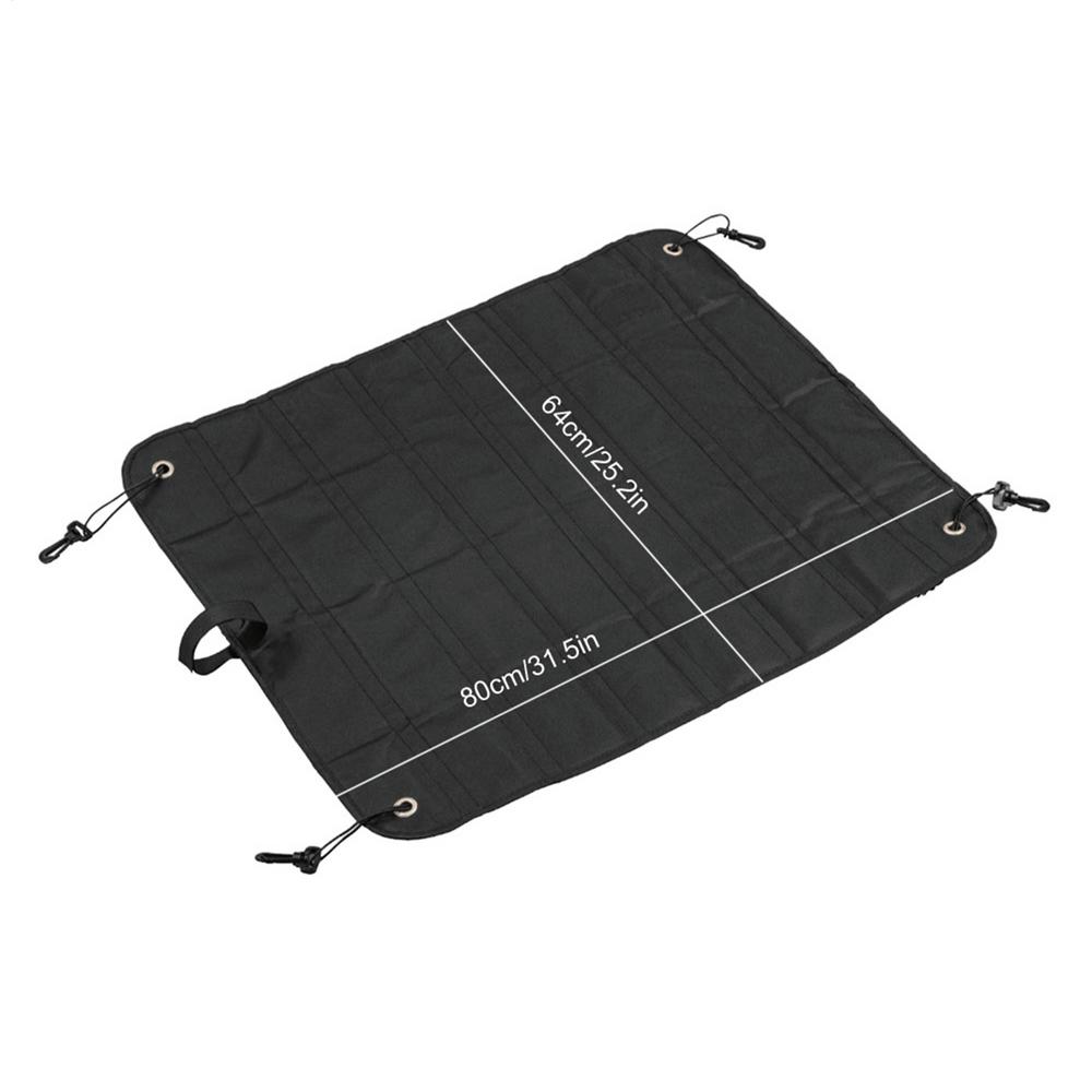 Foldable Bumper Protector Trunk Bumper Protector Cargo Mat Waterproof Impact Resistant Truck Rear Bumper Protector For