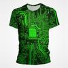 3D Print Motherboard CPU Processor Line Circuit Board T Shirt for Men Full Print Graphic