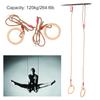 2PcsCelsiusSet Fitness Wooden Gymnastics   with Rope Children Sports Wooden Swings  s