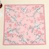 1PC Cotton Women Handkerchief Hanky Kerchiefs Square Printing Flowers Hankies