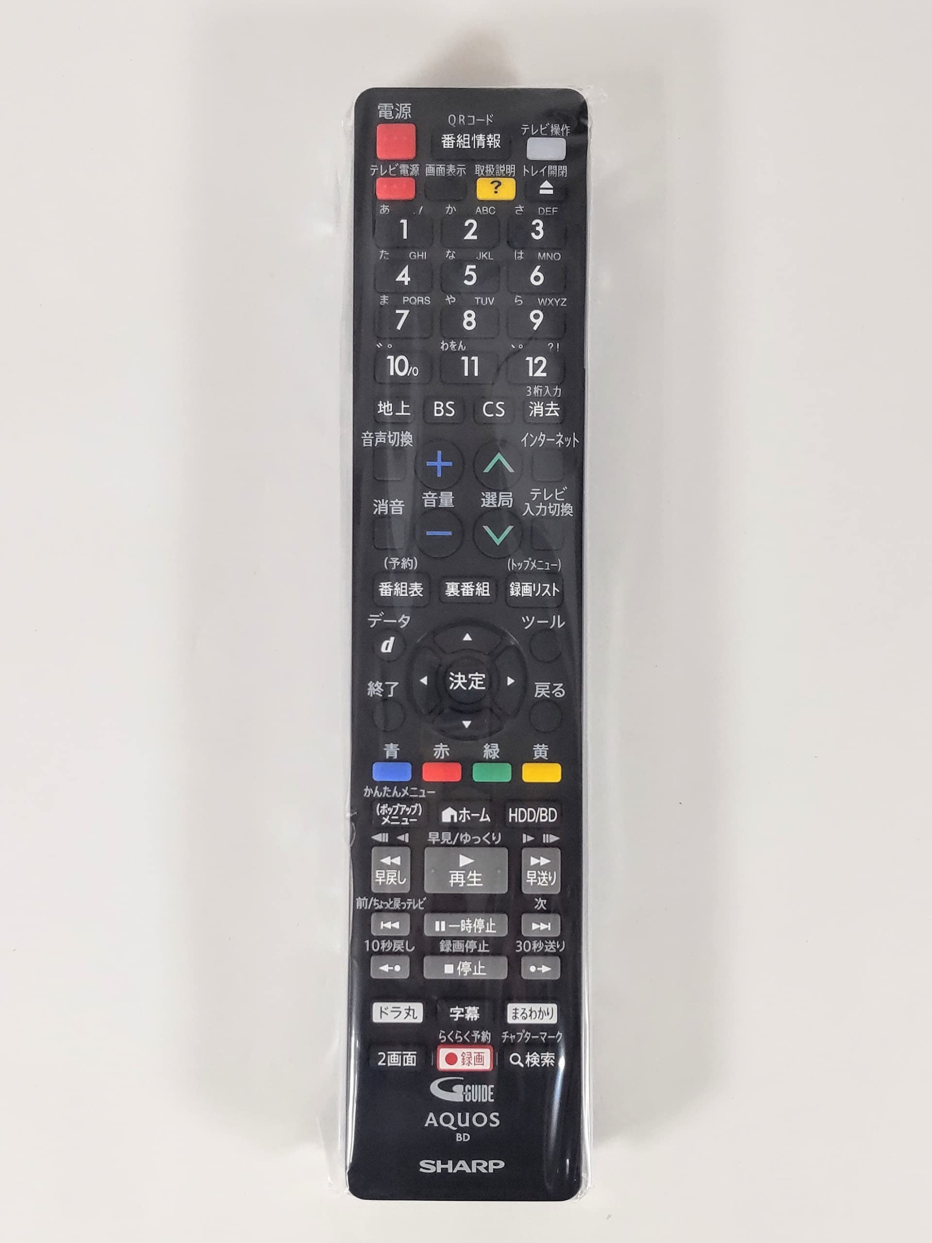 

Пульт дистанционного управления SHARP для рекордера Blu-ray [0046380273] (0046380273) чёрный