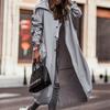 2025 Autumn and Winter New Style, Temperament, Personality, Casual, Large Lapel, Medium To Long Style, Windbreaker Jacket, Women's