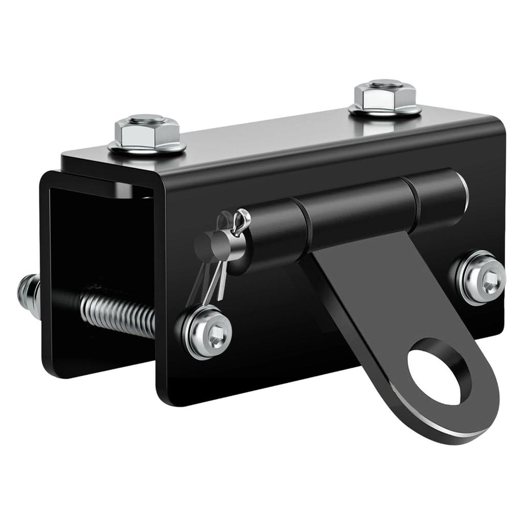 Adjustable Carbon Steel Bumper Hitch Trailer Towing Hook for Snow Sleds Trailers Delivering Superior Towing Power