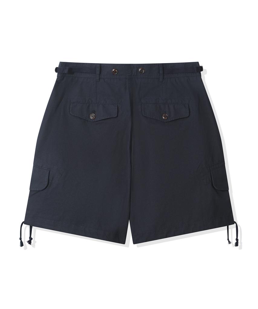YOUNEEDGARMENTS Oxford Surplus Cargo Shorts (Navy)