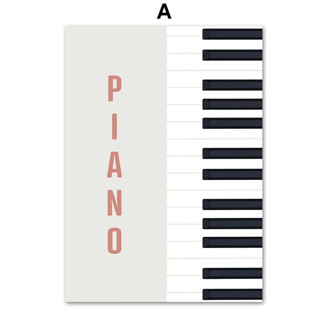 

Ретро пианино, гитара, скрипка, музыкальный сувенирный постер, настенные художественные фотографии, холст, живопись, натюрморт, принты для декора гостиной 21*30cm