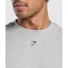 Gymshark EsT 2012 Long Sleeve T shirT lighT Grey Core Marl A2b8q Gbcn