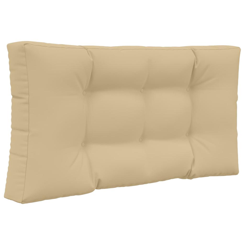 Outdoor Sofa Cushions 2 Pcs Beige Polyester