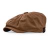 Clape Newsboy Hunting Solid Golf Casual Outdoor and Beret Cap, Fall/Winter Cap, Cotton, 8-Panel, Color, Hat, Hat, Men's Women's (BL42-Brick Red)