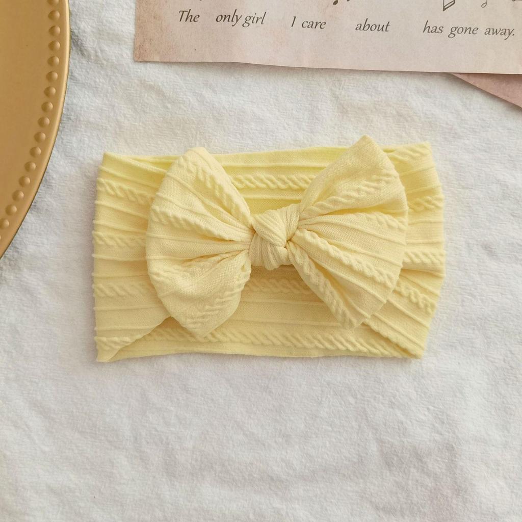 European & American Elastic Nylon Bow Baby Headband Hair Accessories
