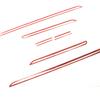 Hyorabyn Mirror Finish Door Side Molding Side Skirt Body Trim Garnish for Daihatsu New Atrai S700 Hijet Cargo X RS S700V S710V Stainless Dirt and