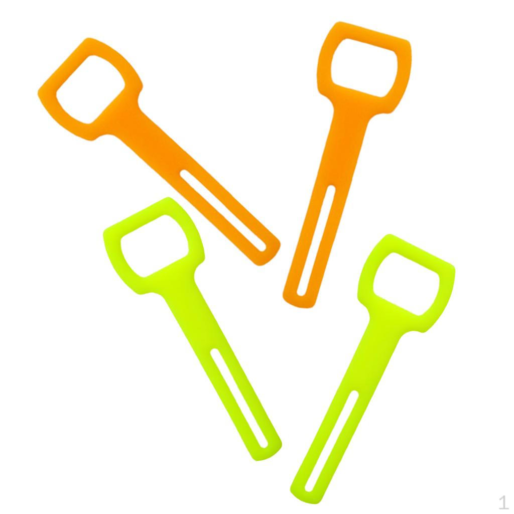 

4Pcs Underwater Scuba Diving Silicone Rubber Regulator Holder Straps Made of High Quality