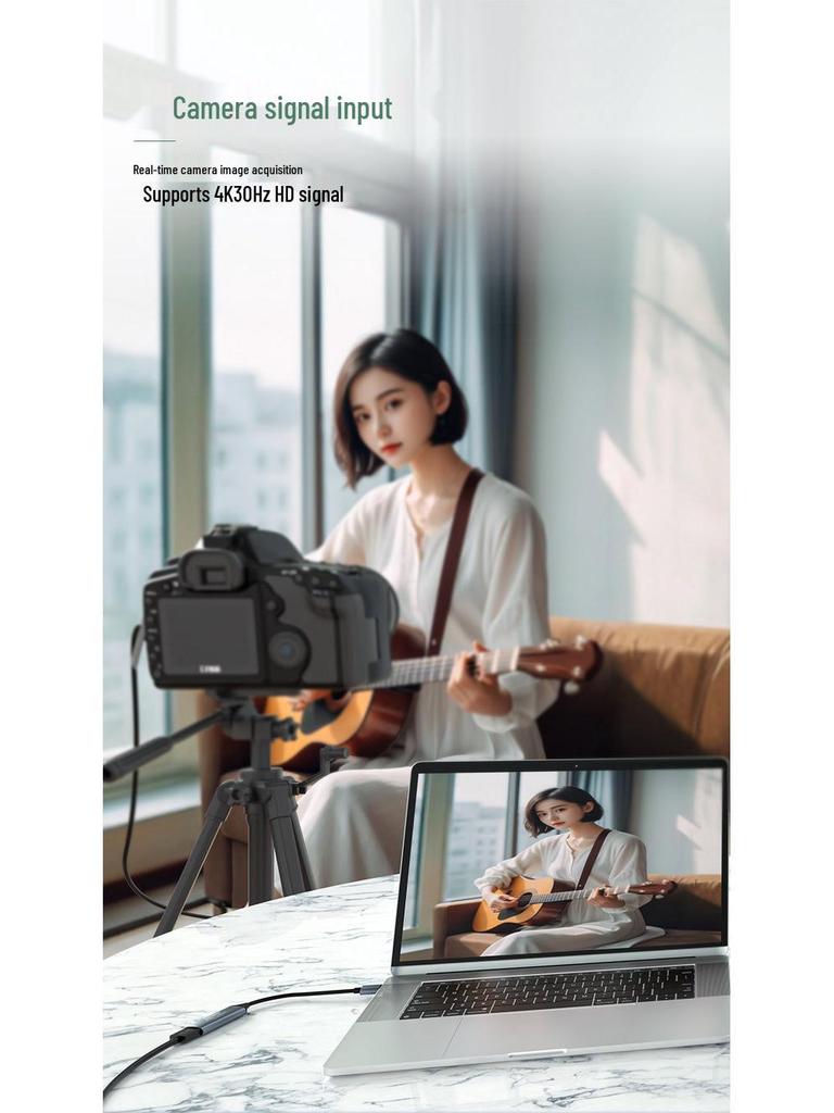 4K USB 3.0 HDMI Capture Card for HD Game Recording & Live Streaming