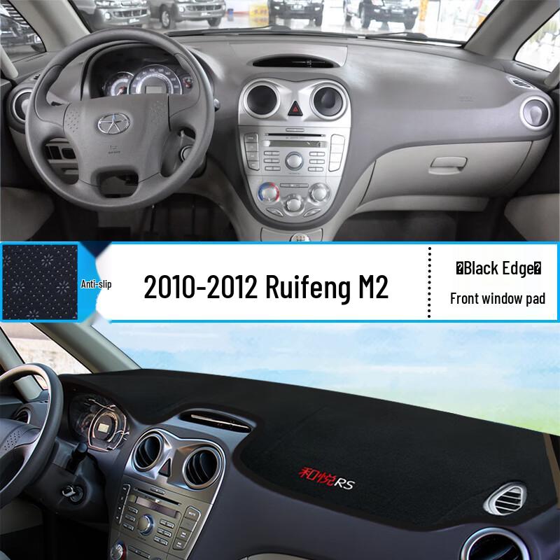 Ruifeng M3/M5/M4 Dashboard Sunshade Mat - Heat Insulation & Sun Protection for Center Console and Interior Decoration