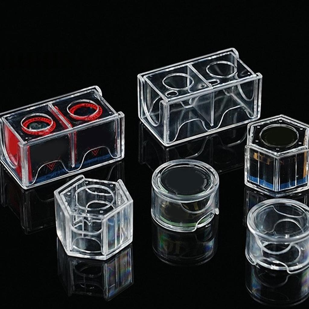 Acrylic Billiard Chalk Powder Box Clear Storage Shell Billiard Chalk Storage Box Chalk Protective Cover Easy To Use