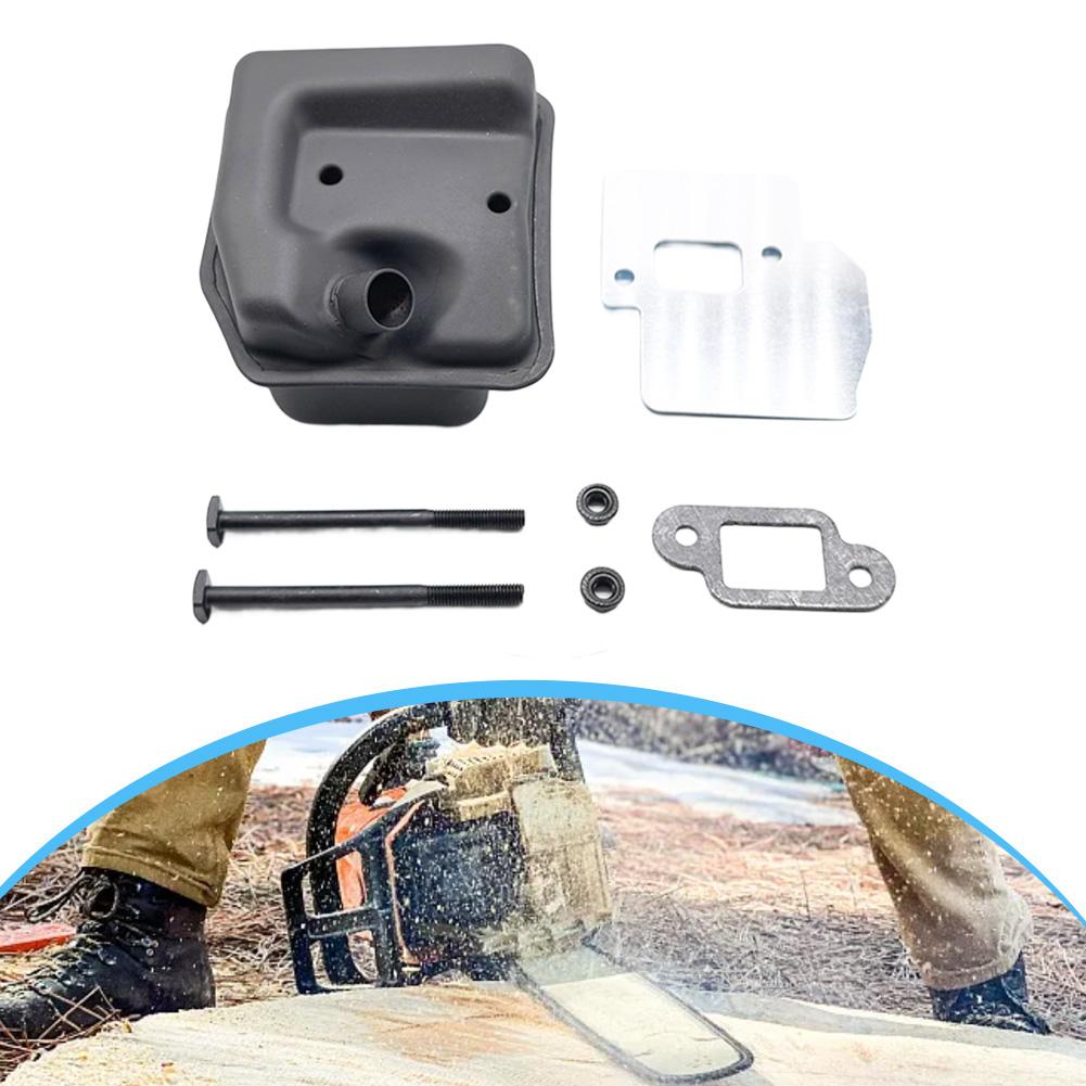 Chainsaw Exhaust Muffler Kit Compatible with MS210 MS230 MS250 021 023 025 Models OEM 11231400606 1123 148 1201