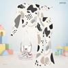 Girls Abstract Printed Round Neck Long Sleeve Top And Flared Pants Two Piece Set