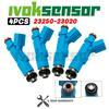 4 st Bränslespridarmunstycken För Toyota Yaris Vitz 1.0L 1.3L 1999-2005 23250-23020 23209-29015 23250 23020