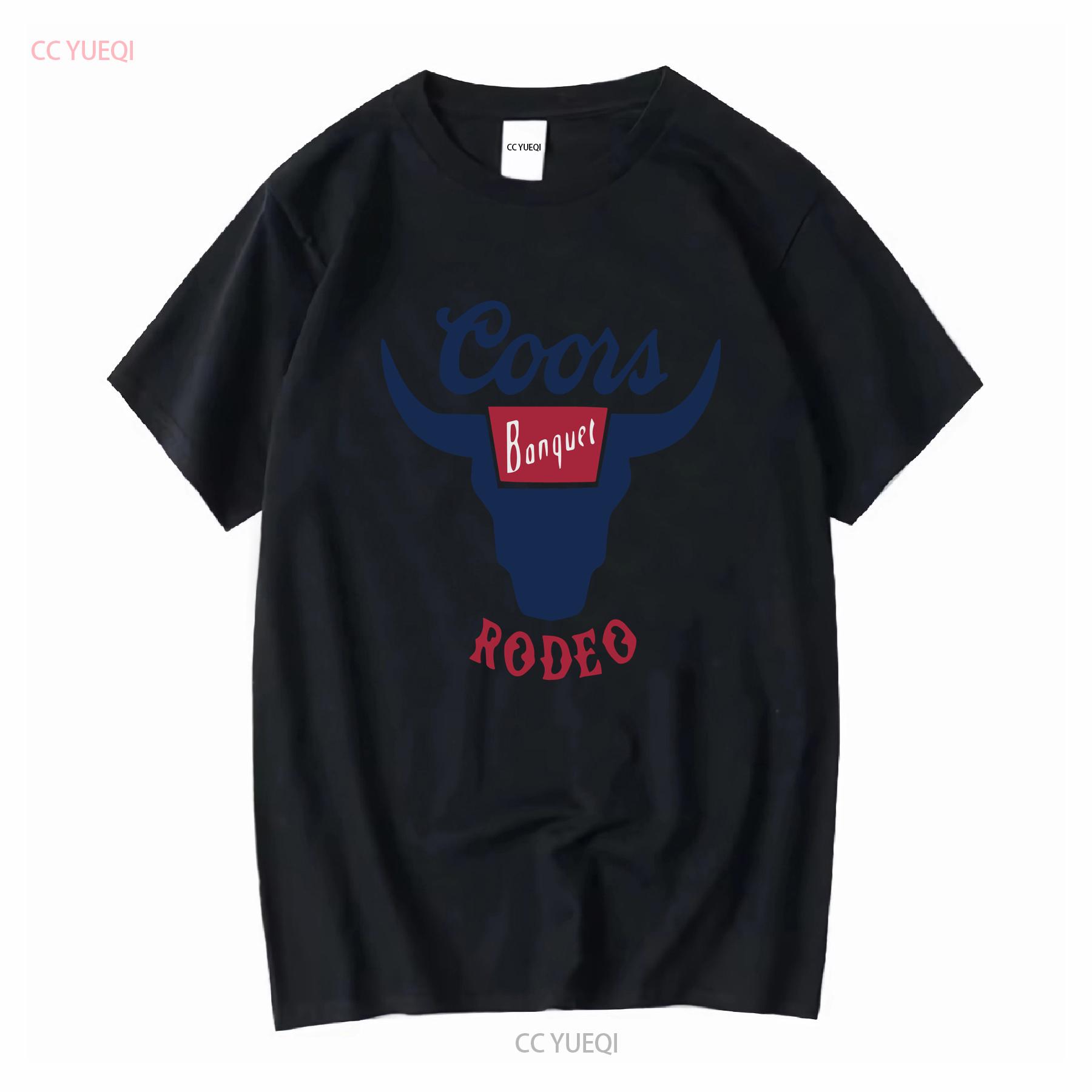 

Rodeo Beer T Shirt Country Western Old Vintage Festival vintage Washed Versatile graphic designer clothes Slightly Casual homme 4XL