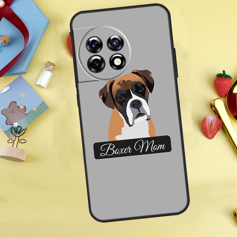 Boxer Dog Case For OnePlus 13T 13R 12 12R 15 13 11 10 10T 8T Nord CE 2 3 4 Lite N20 N30 Nord 5 Cover