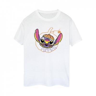 Womens/Ladies Pumpkin Head Cotton Boyfriend T-Shirt