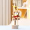 Stuffed Bear Plushie Pendant With Soft Pp Cotton Filling Keychain Women For