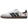 Originals SAMBA OG Rutschfeste Dämpfung Abriebfeste Low-Top Skateboard-Schuhe Unisex Schwarz Weiß B75806(Team181-)