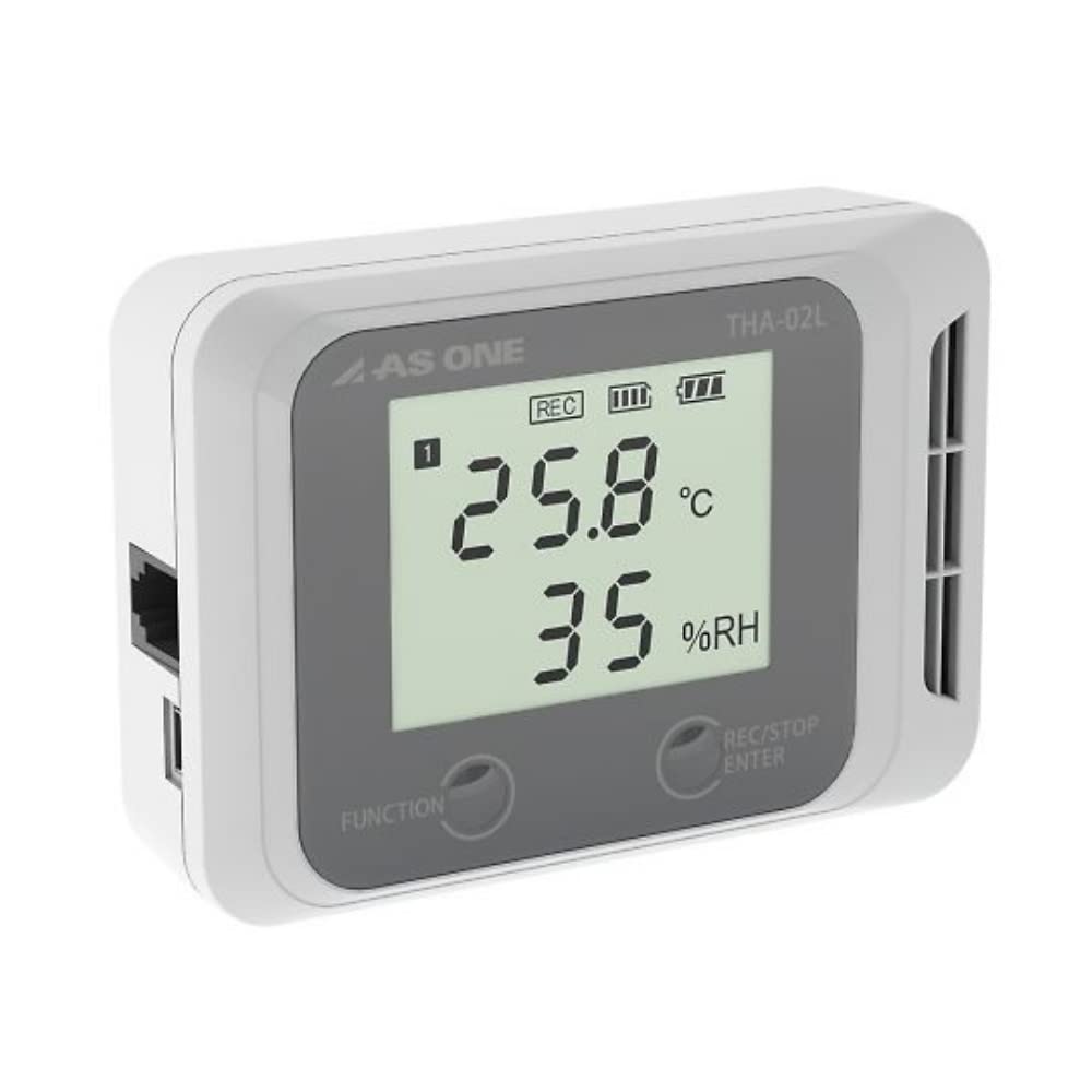 

AS ONE Digital Temperature and Humidity Logger Monitor Memory (Big Type) THA-02L