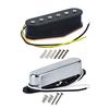 FLEOR Alnico 5 Telecaster Bridge + Neck Pickup (Chrome) - Compatible with Fender Telecaster Pickup Parts.