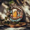 Vintage Metal Therapy Sign Wall Art for Home Bar Kitchen Decor