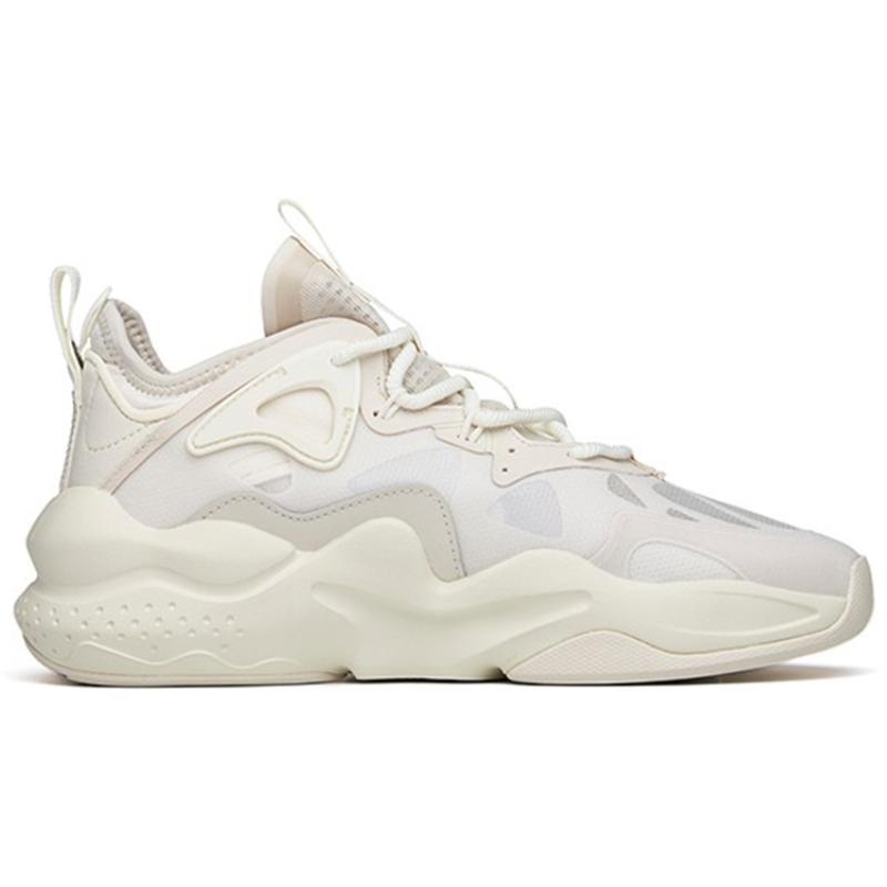 Anta Bastard Peak Lightweight And Wear-resistant Low-Top Sports Casual Shoes Men's Gray White Sneakers 112228080-7