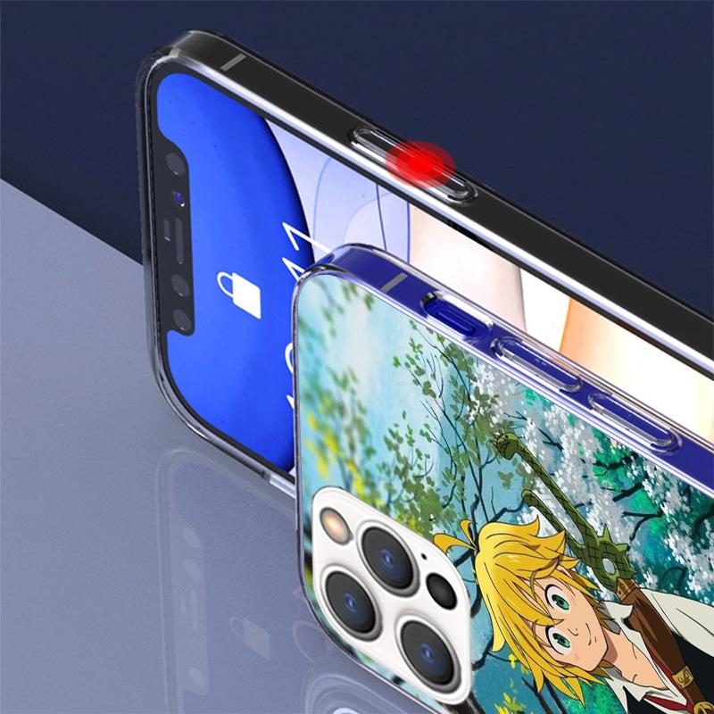 Seven D-Deadly Sins Meliodas Phone Case For iPhone 17 Air 16 15 Pro Max 14 Plus 13 Mini 12 11 Cover 7 8 SE Silicone Shell Print
