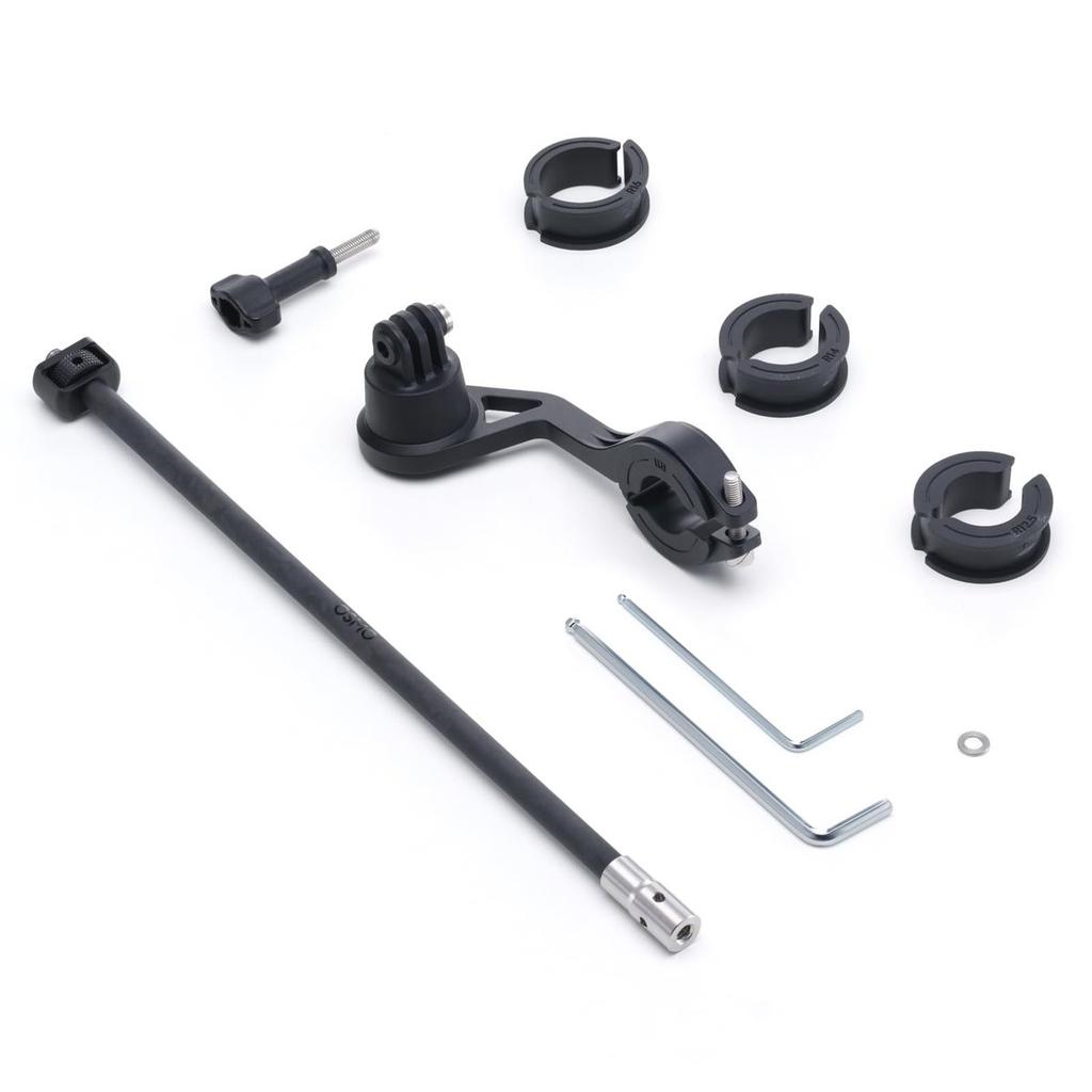 DJI Osmo Multifunctional Bicycle Tube Mount Kit with 28cm Carbon Fiber Extension Rod, Action Camera Handlebar Mount for Osmo 360 II and Osmo 360