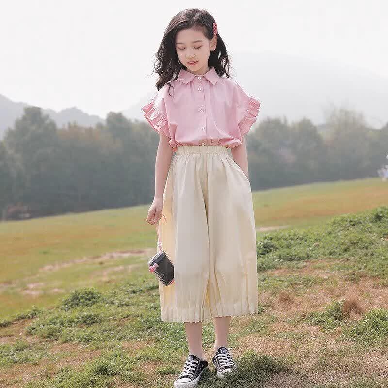 Betty Girls Korean Style Summer Two-Piece Set 140