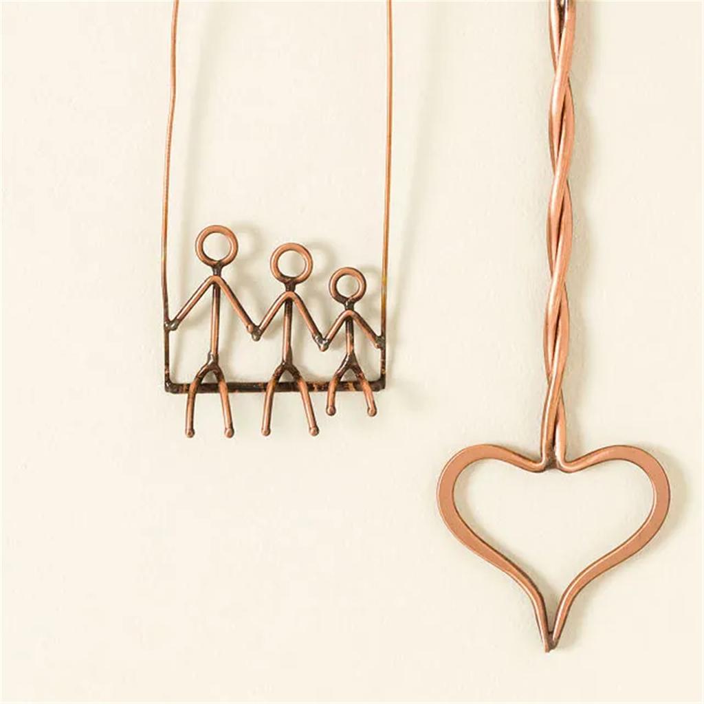 Rooted in Love Swing Sculpture Wall Decor Wall Hangings Metal Wall Art Couples on Swings Wall Hanging Decor for Home