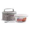 LOCK&LOCK Heat-Resistant Glass Food Storage Container Set with Tote Bag