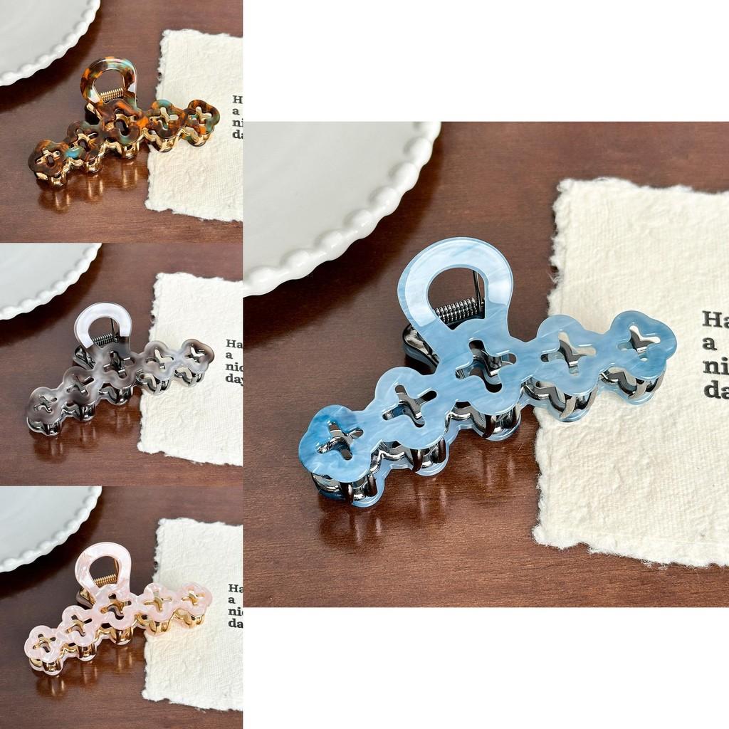 Pastel Colored Soft Shark Claw Hairpin For A Sophisticated And Stylish Appearance