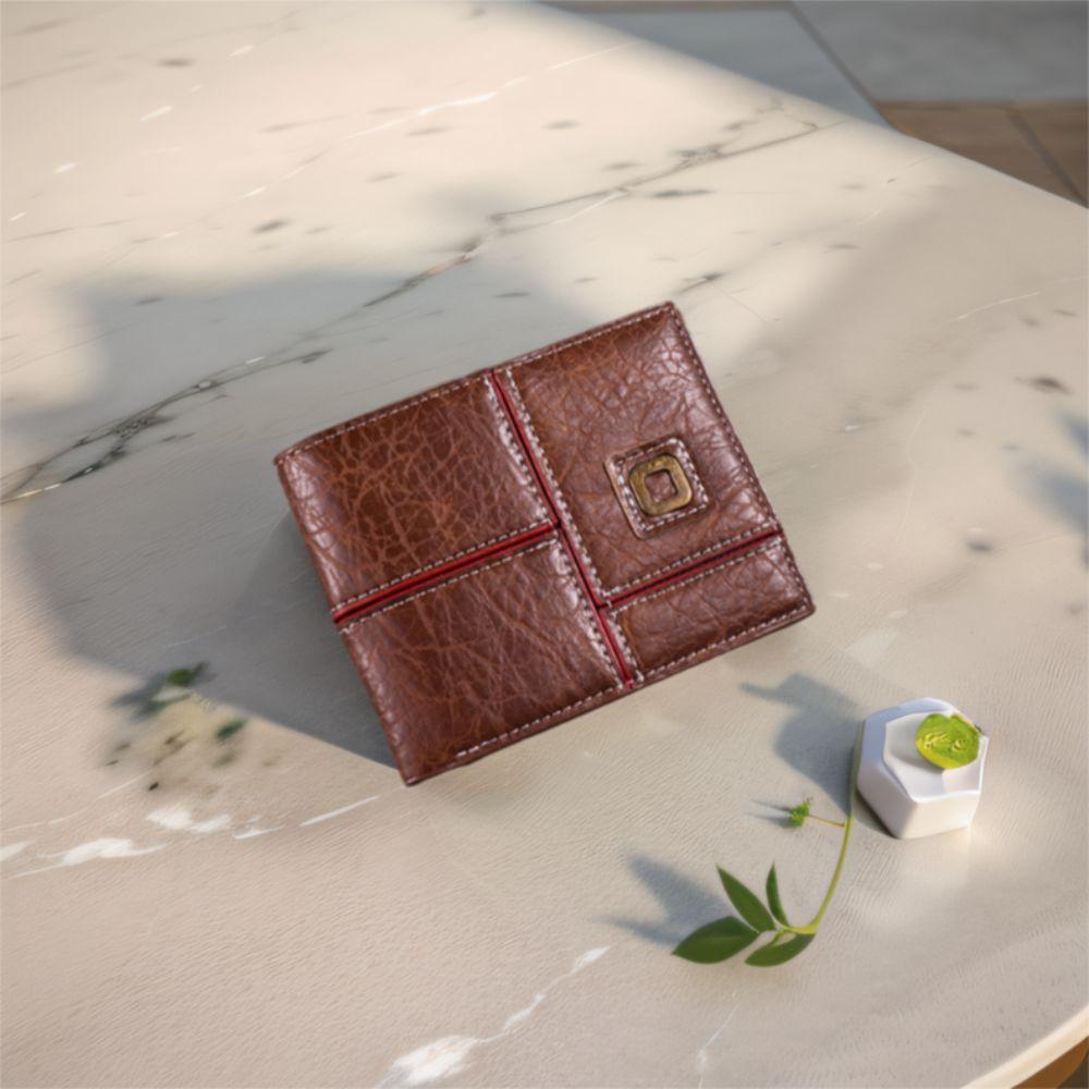 Classic Men's Short Wallet Business Coin Pocket Fashion Male Bifold Wallets  Cash