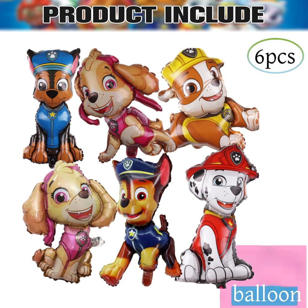 New PAW Patrol Birthday Party Decorations Dog Skye Balloons Plate Tablecloth Gift Bag Baby Shower Kids Party Supplies Toys gifts