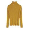 Solid Half High Collar Base Pullover Sweater for Women Autumn and Winter New Knitted Sweaters Long Sleeve Slim Fit Casual Woman Jumpers Tops 25055