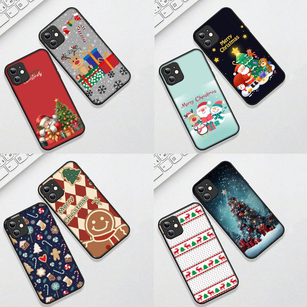 Merry Snow Christmas Tree Deer Phone Cover for Xiaomi Redmi Note 12 11 10 Pro A4 10A 10C 12C Note12 5G 4G Protective Case