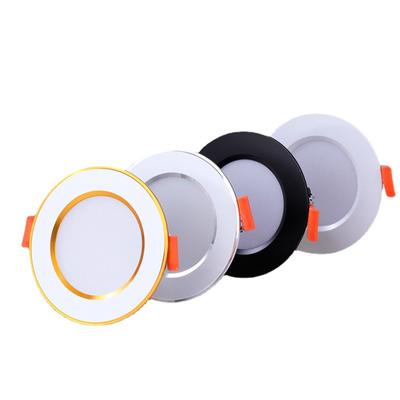 Recessed Led Downlight Ultra Thin Silver White Golden Led Ceiling Lamp 3W 5W 9W LED Spot Light Lighting For Living Room Bedroom