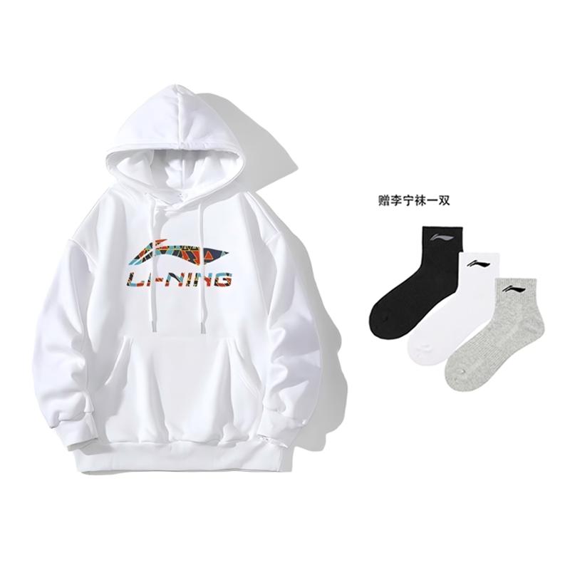 Li Ning Sweatshirts Unisex Hooded Moderate YWDU355-2