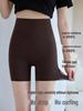 Nahtlose Sharkskin Bauchkontrollierende High-Waist Sicherheitsshorts für Damen - Nicht rollend, Anti-Exposure, Dünne Sommer-Dreiviertelhosen