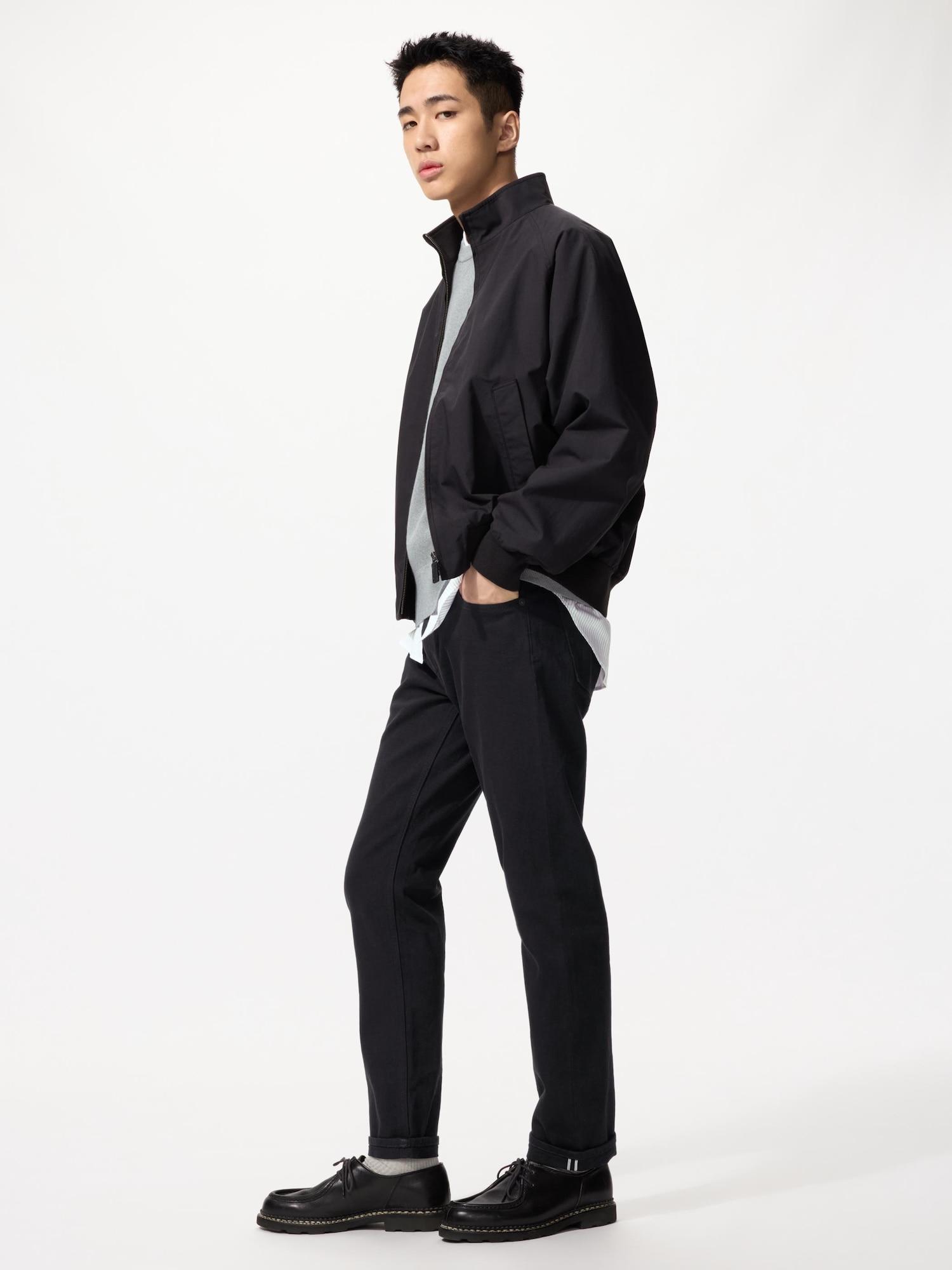 

Uniqlo Япония Джинсы Слим Стрейт Селвидж 09 BLACK/27