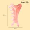 Resin Multifunctional Four-in-One Gua Sha and Massage Comb - Sandalwood Facial and Head Therapy Tool