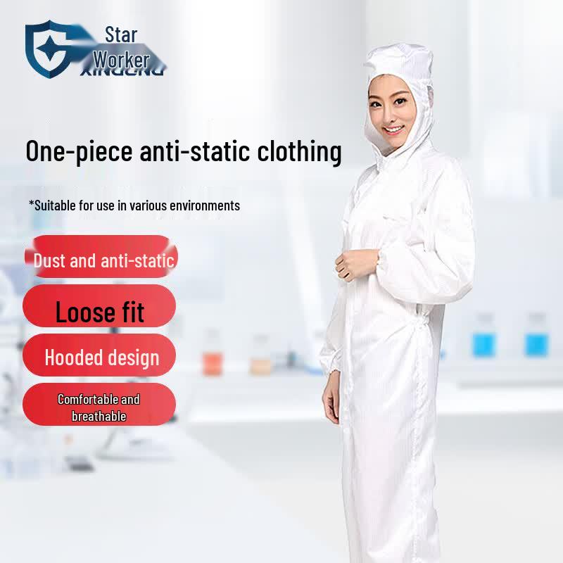 XINGGONG Anti-Static Hooded Coverall 3XL