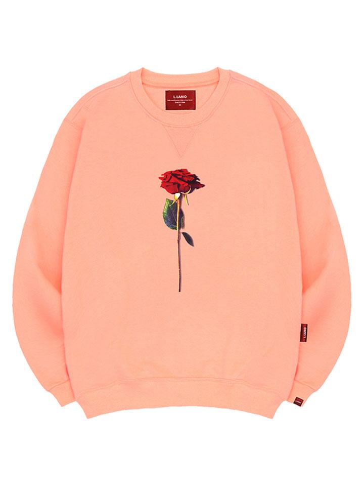 Ellamo Rose Sweatshirt Unisex Plus Size S~4Xl (Type A)