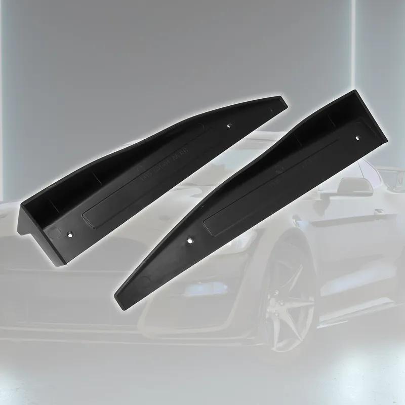 2 BUC Negru Modificat Vârf de Margine Laterală Aripioară Mică Pasager Lateral pentru Ford pentru Mustang Road 2015 2016 2017 2018 2019 Apărătoare de Noroi
