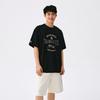 MLB Preppy Style Collection New York Yankees SS25 T Shirt Unisex Black 3ATSV0653-50BKS