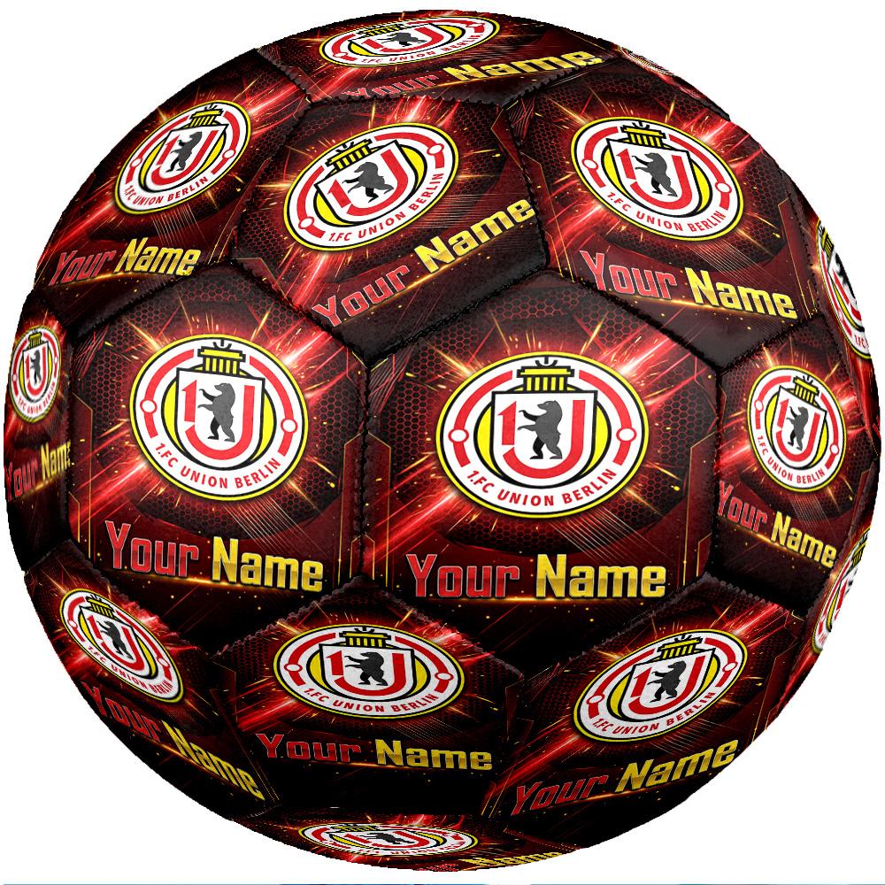 Union Berlin FC Fashion Size 5 Football Wearproof Non‑Slip Soccer Ball For Sports Training Entertainment Use